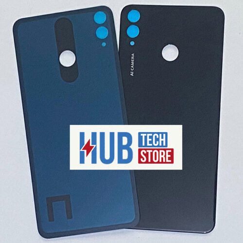 BACK COVER SCOCCA POSTERIORE COPRI BATTERIA RETRO NERO HUAWEI HONOR 8X JSN-L23 - NERO